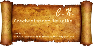 Czechmeiszter Nauzika névjegykártya